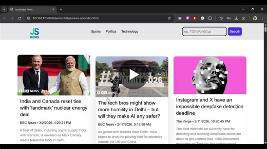Building JS News: A Real-World JavaScript Project | MUHAMMAD WASI FAIZ posted on the topic | LinkedIn