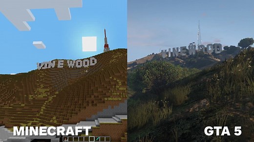 A Grand Theft Auto V fan recreated an INSANELY accurate Los Santos in Minecraft. | IGN
