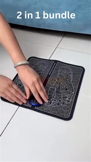 EMS Mini Electric Body Massager (2 in 1) ✅ Dual Function: Neck & back massager foot massager. 🔋 USB Rechargeable for portability and convenience. 🌟 EMS Technology: Effectively relieves pain and improves blood circulation. 🌿 Natural Pain Relief: Safe and effective for daily use. 🧼 Easy to clean and maintain for long-lasting 🚚 Free Delivery in 💯 Customer TrustScore | Trend BREW