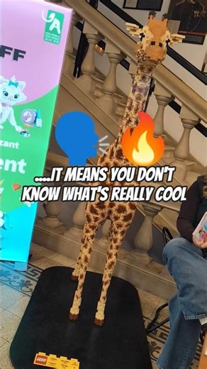 This #lego giraffe is so cool!