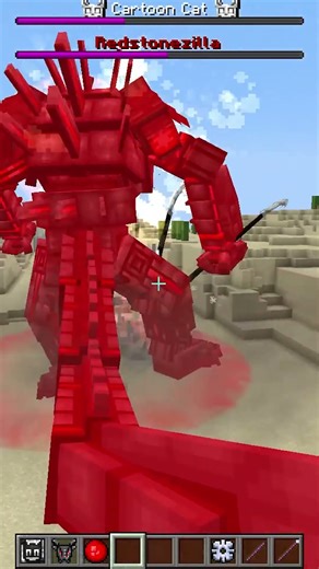 CARTOON CAT vs REDSTONEZILLA