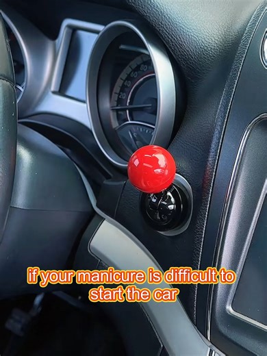 One - touch start joystick decor! Simple installation, eye - catching look, make your engine start switch stand out instantly.#CarParts #CarDecorationidea #VehicleAccessories #CarLovers #StartButtonCover