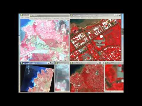 Viewing the Differences Between Landsat TM5, Worldview-2, and MODIS in ENVI Classic
