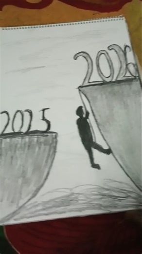 From 2025 to 2026 | Never Give🌄 Motivational Art