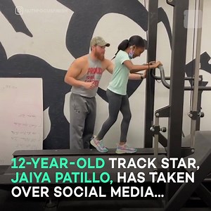1.6M views · 42 reactions | Jai is running 17mph on the tread, and she just turned 12 勞‍♀️ | Yahoo Sport Australia | Facebook