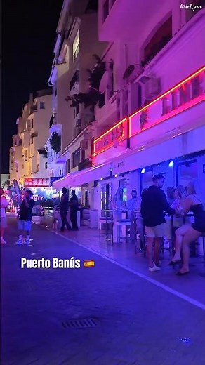 Beautiful Puerto Banus Marbella at night Costa del Sol 😊😮🇪🇸 #shorts #travel #trending