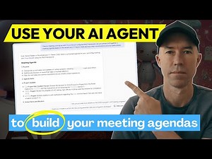 Use Copilot as your AI Agent to create meeting agendas