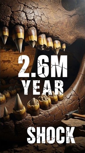 Paranthropus "Nutcracker" Beat Humans? 🦷 #shorts