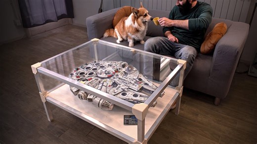 Making a Display Coffee Table for the LEGO Millennium Falcon