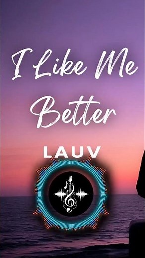 Lauv - I Like Me Better (Lyrics Video with Visualizer) #lyrics #shorts