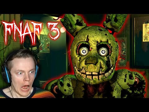 I Play FNAF 3 for the First Time! - Five Nights at Freddy's 3