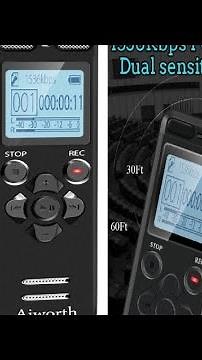 72GB Digital Voice Recorder Voice Activated Recorder for Lectures Meetings