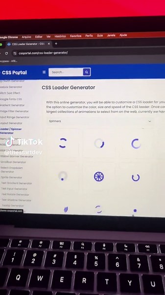 Gerador de código CSS para Programadores Frontend