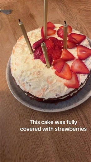 Faolán prefers fruit and that’s ok #toddler #cake #birthday #letthemeatcake #cute