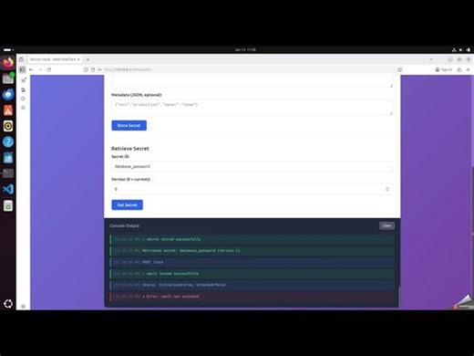 Secure Vault - A production-grade, offline secret management service | Vishwa Prakash Pandey