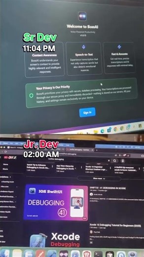Difference between Sr. dev and Jr. Dev is the coding methods they use in 2026 - I use BossAI