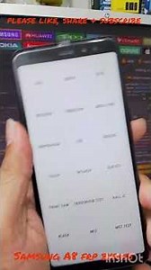 Samsung A8 frp bypass via unlock tool.