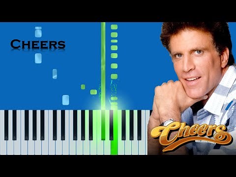 Cheers Theme Song (Medium) Piano Synthesia Tutorial
