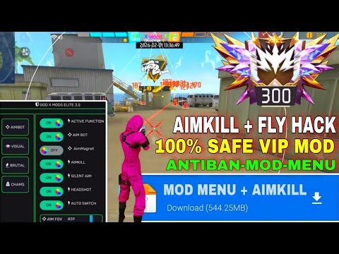 OB52 Mod Menu Aimkill Hack 🔥 Free Fire Hack | Free Fire Injectior