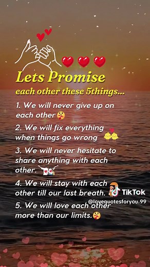 Lets promise...❤️ #love #datingtips#lovehim #loving#relationship #iloveyou#loveher #together#lovestory #lovequotes#couple #mylove#darling #loveyouforever#reallove #lover