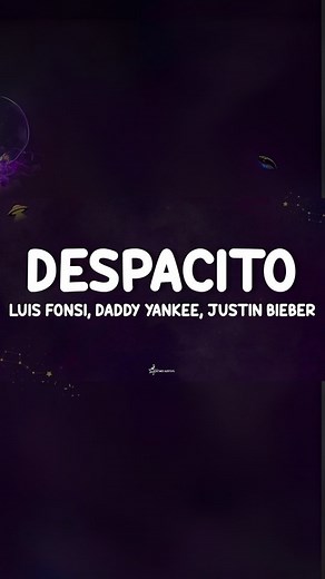 Despacito - Luis Fonsi & Daddy Yankee ft. Justin Bieber (Lyrics) 🇺🇲🇨🇴🇫🇷 #lyrics #despacito #latinmusic | Astro Notes