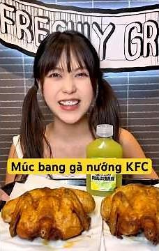 Gà nướng kfc #food #mukbang #review