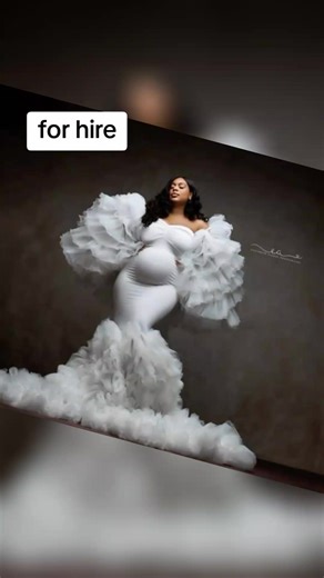 🤍🤍 Dress available for hire🤍can be used for maternity photoshoots, birthday photoshoots , bridal photoshoots💐reach us on 0766026966 / 0705268947 to place your orders.#kampala #pregnancyjourney #pregnacytiktok #maternitydress