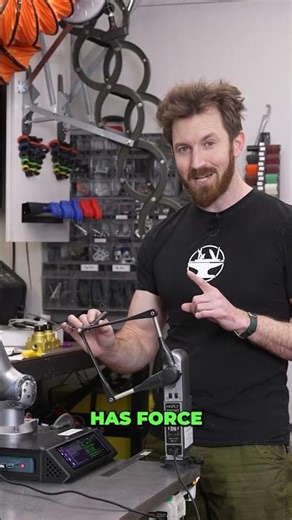 Working with an extended arm is quite HANDY tbh... #hacksmith #robotics