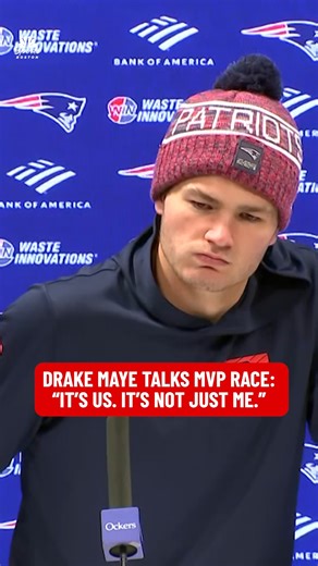 Drake Maye addresses being a front-runner for MVP 🗣️ | NBC Sports Boston