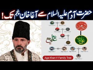 Aga Khan V Family Tree | Hazrat Adam to Prince Rahim Al-Hussayni | ismaili imams history