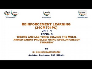 UNIT - 1_SOLVING THE MULTI-ARMED BANDIT PROBLEM- USING EPSILON-GREEDY STRATEGY