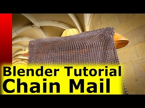 Blender Tutorial - Geometry Node Chain Mail