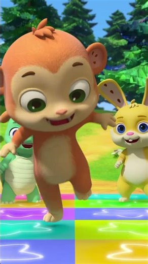 Monkeying around! 🙈 CoComelon Dance Party #kids #shorts