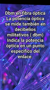 3.7K views · 23 reactions | Dbm en fibra óptica ✅️  #DBM #fibraoptica #telecommunications #fiberoptic #technology #powermeter #conectorfibraoptica #INTERNET | Aprendiendo de fibra óptica | Facebook