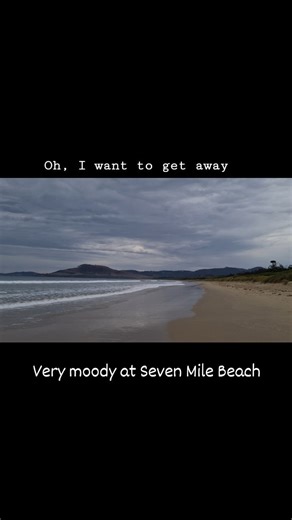 Humid and moody at Seven Mile Beach #tasmania #whyweloveit #autumnvibes #beachday #discovertasmania #hobartmagazine #hobartairport | Tasmania why we love it