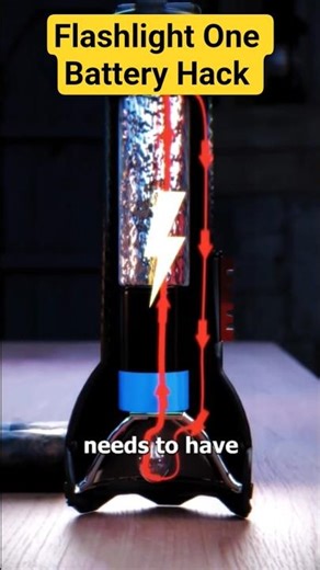 Flashlight One Battery Hack | Mind Flip Film