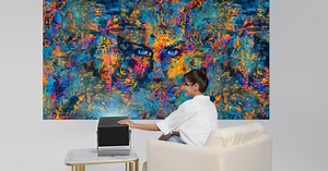 Triple-laser 4K projector aims for cinema-grade visuals in the living room