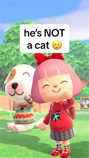 a DOG moved to my cat island 🥲 #acnh #AnimalCrossing #Nintendo #gaming #cozygamer