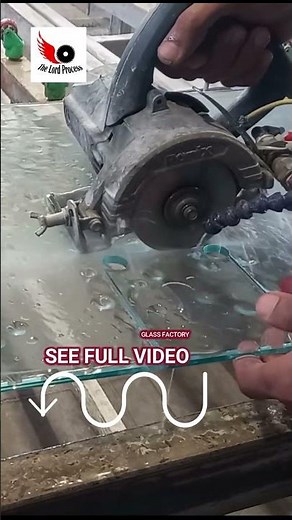 Glass Factory | Angle Grinder & cutting for glass | edging