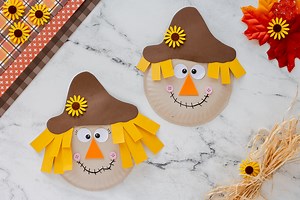 Paper Plate Scarecrow