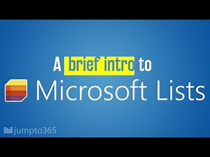 How to use Microsoft Lists