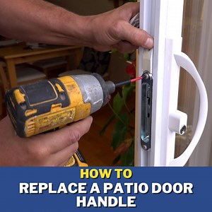 16K views · 238 reactions | Here's how to replace a patio door handle. Easy job. Save money. Cheers! #justdoityourself #lovingit #perfecteverytime | Home RenoVision DIY | Facebook