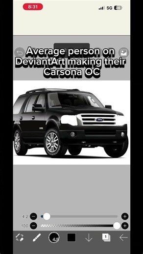 Average person making a carsona be like #trainaccident #deviantart #cringe #meme