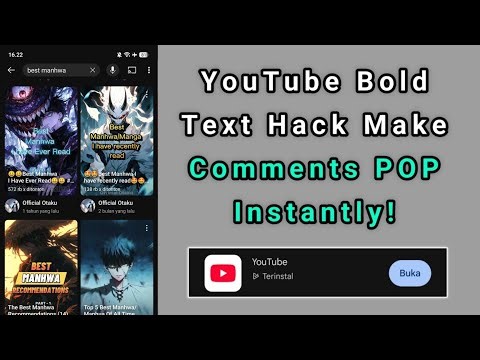How to Make Bold Text in Youtube Comments