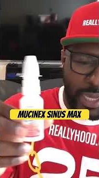 I tried MUCINEX SINUS MAX 🤯 #shorts