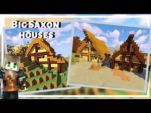Anglo Saxon Noble Houses - Build Your Own Anglo Saxon Minecraft Village Tutorial