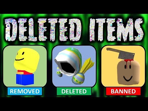 You won't believe some of these deleted roblox items!