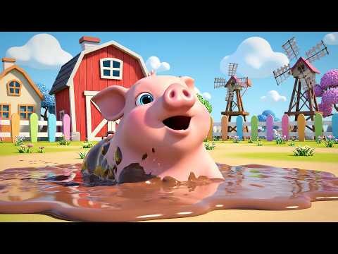 Baby Pig Says Oink Oink Oo | Fun Farm Animal Song for Kids