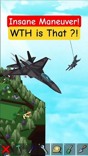Roblox Build a Boat for Treasure my SU-35 with SU-27 Fighter Jet insane Maneuver! #roblox #babft