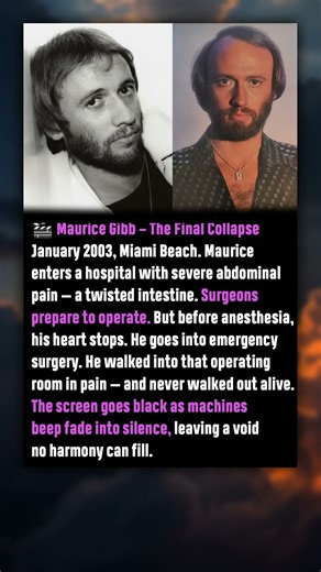 Maurice Gibb — The Tragic Final Hours That Shook the Bee Gees